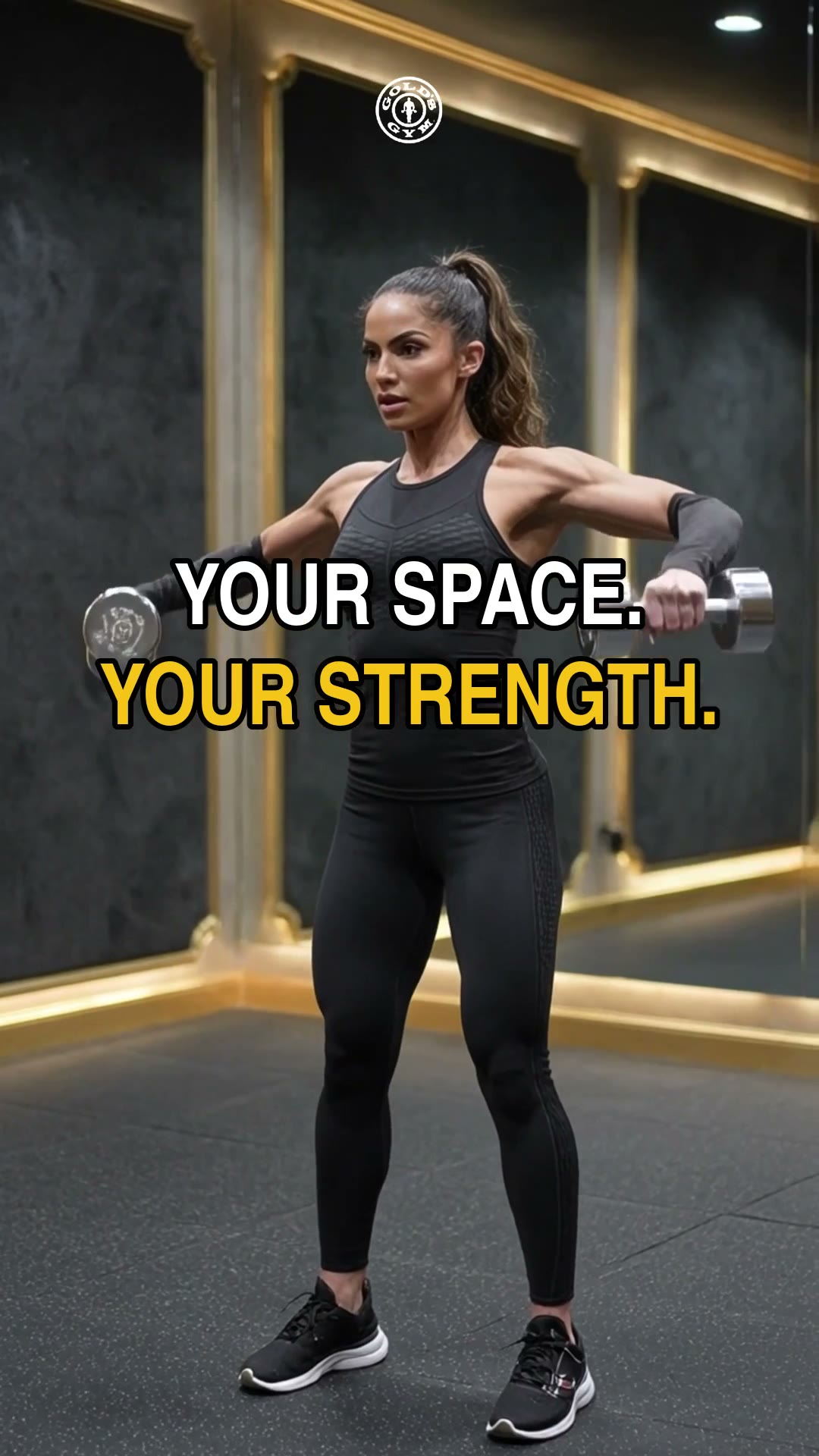 Ladies training at Gold’s Gym Elite Sheikh Zayed